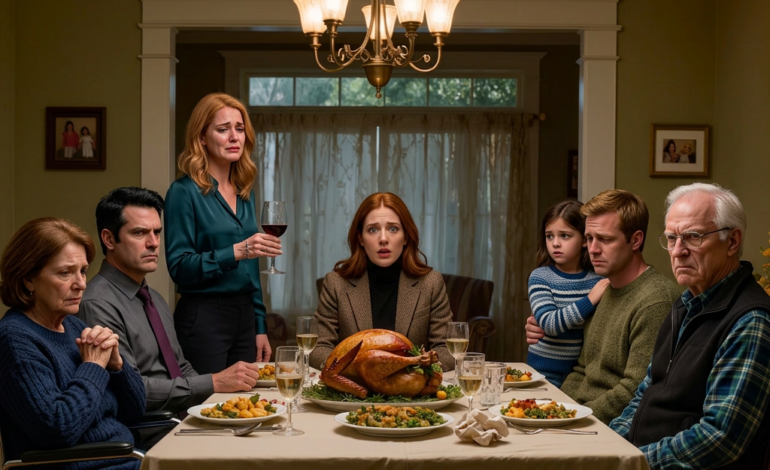 Tijdens Thanksgiving hief mijn moeder haar glas, keek me recht aan en zei: ‘Als je iets van je leven had gemaakt, hoefde ik je nu niet aan iedereen uit te leggen.’ Ze dacht dat ze haar dochter, die ze zeven jaar lang een schande had genoemd, vernederde. Ze had geen idee dat een verborgen e-mail, een trillende telefoon en een waarheid die ze had weggestopt, al vanuit die kamer op haar afkwamen.