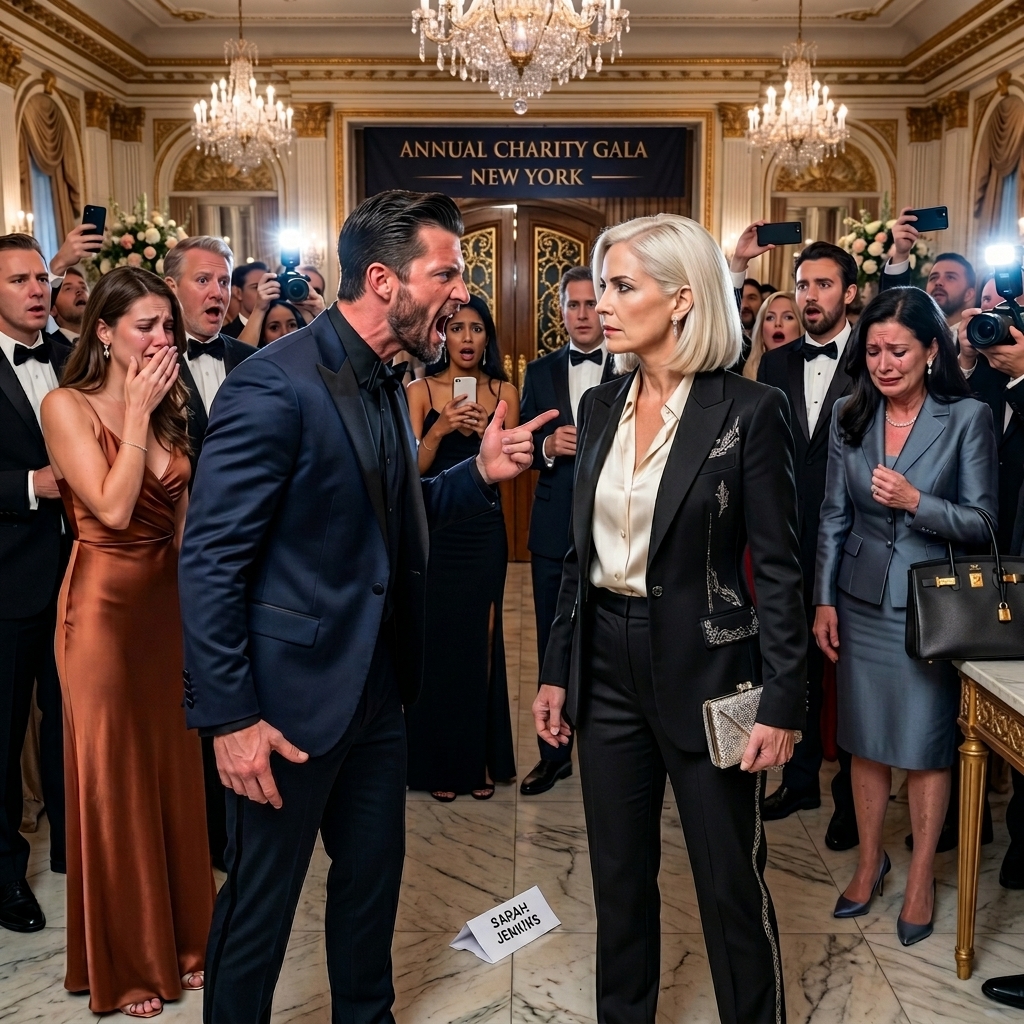 Everyone thought I was just another guest when the boss’s son took my VIP seat for his girlfriend and tossed my name card to the floor. Cameras flashed, phones recorded, and I didn’t raise my voice. I simply told him he had just cost his mother $1.3 billion.