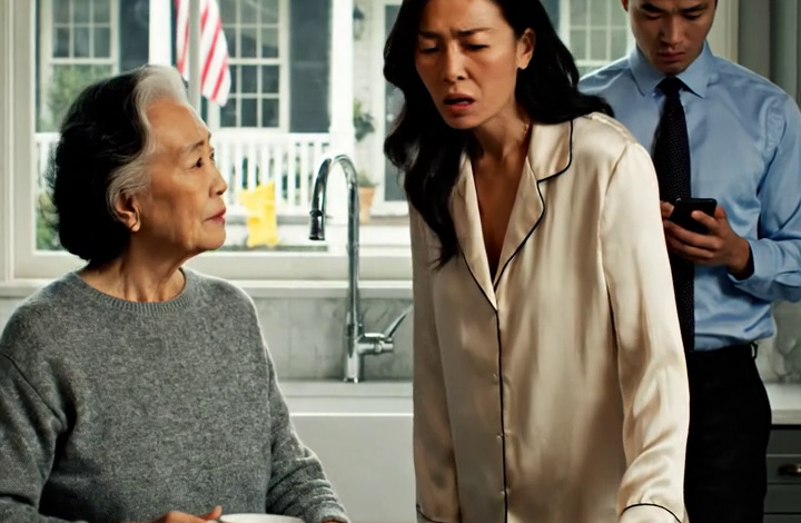 Op de eerste dag dat ik in het huis in West Hartford trok, wees mijn schoondochter naar de kelder, duwde me een paar rubberen handschoenen in mijn handen en stelde een regel: “Jij kookt, jij maakt schoon en jij eet pas als het hele gezin klaar is.” Ik glimlachte als een weduwe die net haar man had begraven, maar de volgende avond, voordat iemand aan dat benefietdiner begreep wat er ging gebeuren, had ik zes woorden uitgesproken die het voor niemand mogelijk maakten om rustig te blijven zitten.