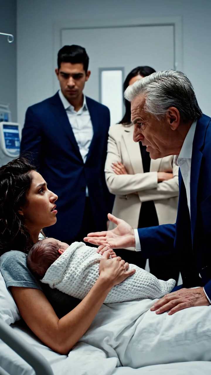 My grandfather walked into my hospital room, took one look at my frayed shirt, the plastic hospital bassinet beside me, and the way I went still when the nurse mentioned the balance, then asked a question that split my marriage open on the spot.