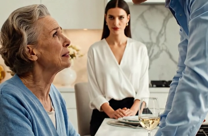 Ik ben een 68-jarige weduwe die dacht dat intrekken bij mijn zoon na het overlijden van mijn man zou voelen als familie, niet als afstand. Toen zei hij tijdens een rustig etentje: “Mam, je eet hier gratis”, terwijl er een document voor me werd neergelegd, alsof het een formaliteit was. Drie dagen later zorgde één kalme beslissing van mij ervoor dat iedereen in huis me heel anders aankeek.