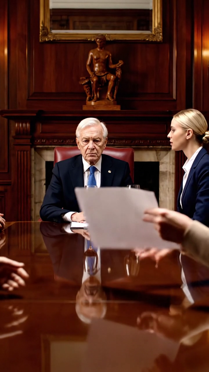 ‘Teken de eigendomsakte over aan je zus voor 250.000 dollar, anders word je verstoten,’ eiste mijn vader, terwijl hij het contract over de tafel schoof. Ze wisten niet dat ik al met de CEO van haar bedrijf had gesproken. Toen Madison de volgende ochtend bij haar nieuwe ‘satellietkantoor’ aankwam, liet ze haar koffie vallen – ze stond op mijn veranda.