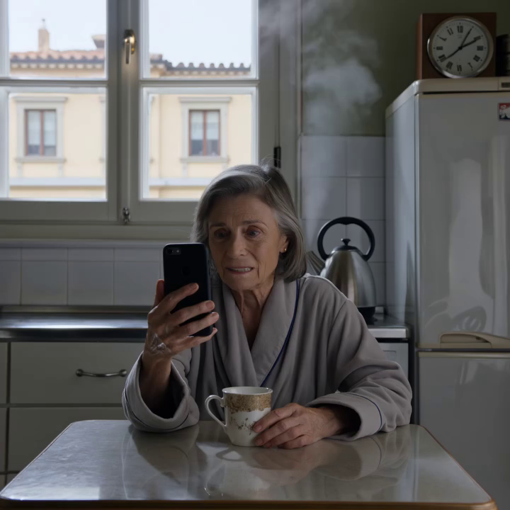 Mijn zoon plunderde mijn bankrekening, vloog met zijn vrouw en haar moeder naar Rome en plaatste lachende foto’s over een “nieuw begin”, maar terwijl zij aan de andere kant van de oceaan met wijnglazen klonken, zat ik in mijn kleine keukentje in Chicago naar een saldo van nul te staren en glimlachte ik zo stilletjes dat het hen doodsbang zou hebben gemaakt als ze hadden geweten waarom.
