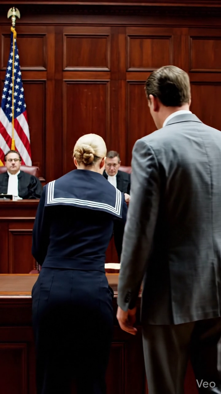 In Court, Dad Said Mom Would Leave With Nothing And Expected The Room To Agree. I Stood, Took Off My Navy Cap, And Asked The Judge To Open One Envelope. His Expression Changed After THREE QUIET LINES