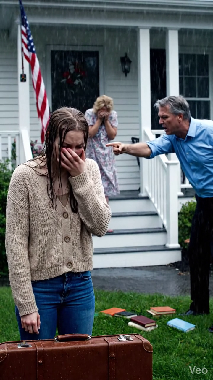 My mom kicked me out because my sister blamed me for her divorce. My sister cried dramatically, and my dad shouted, “Get out. You’re not worthy of this family.” They pushed me into the yard and threw all my things outside. I said nothing and walked away.