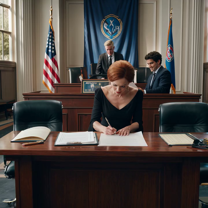 After my husband died, his kids said, “We want the estate, the business, everything.” My lawyer begged me to fight. I said, “Give it all to them.” Everyone thought I’d lost my mind. At the final hearing, I signed the papers. The kids smiled—until their lawyer turned pale when he read…