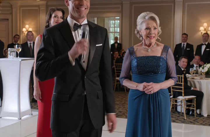 Mijn zoon veilde me voor 2 dollar op zijn benefietgala. Toen stond er een man achterin op en zei: “Twee miljoen!” De glimlach verdween zo snel van het gezicht van mijn zoon dat de hele zaal het voelde. Spotlight8