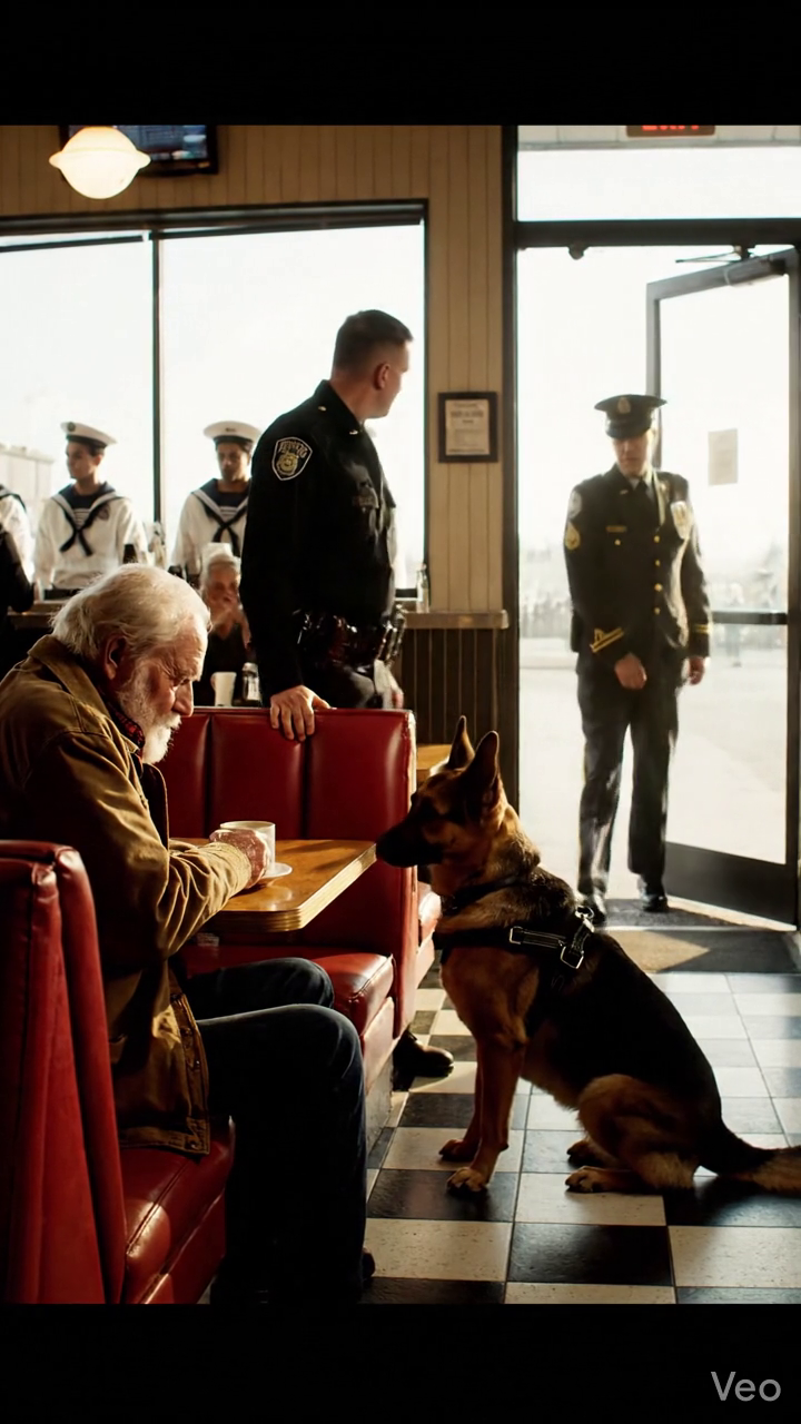Ze zagen een oude man met zijn “hond” en besloten dat we niet in hun café thuishoorden. ❤️