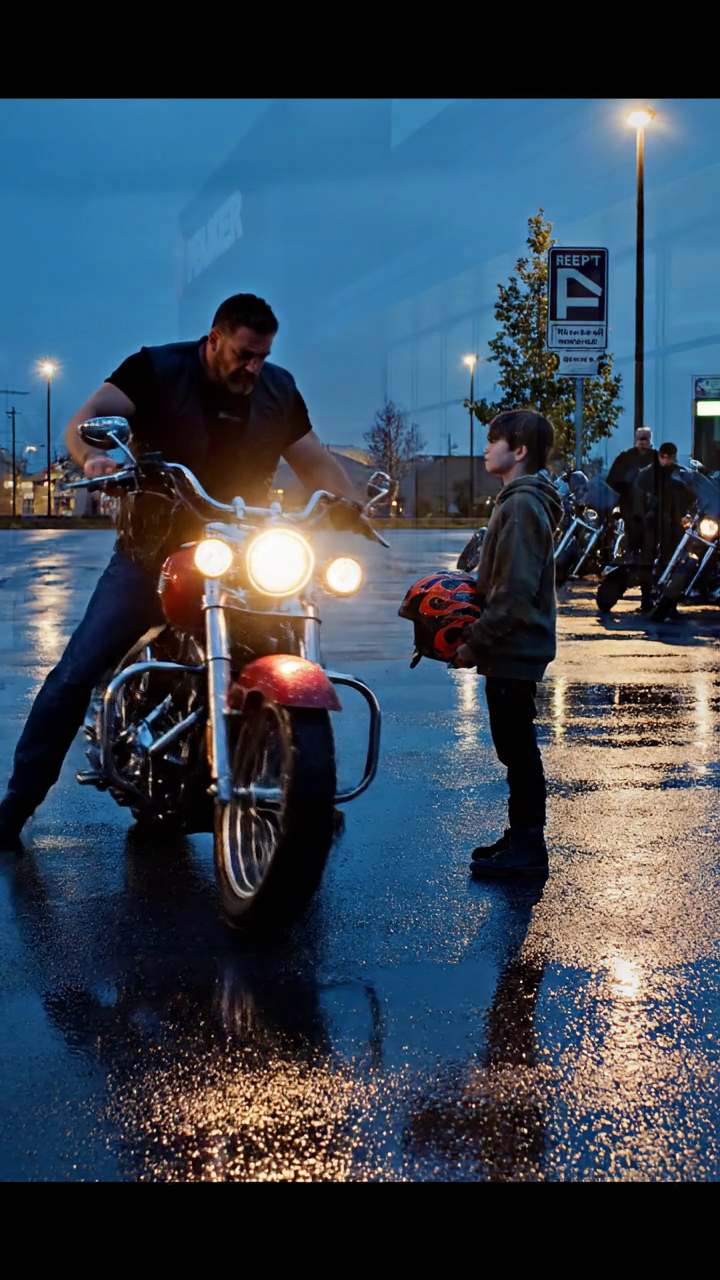 Een jongen bracht een motorhelm terug — tegen zonsopgang waren er 400 Harleys gearriveerd en zijn leven was voorgoed veranderd
