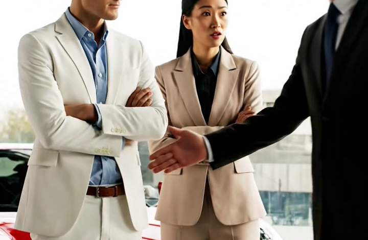 Deel 2: Even bewoog niemand. – De oude man kwam verkleed als grap de dealer binnen. De verkoper in het witte pak zag het verschoten bruine…