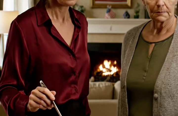 Ik was de soep aan het roeren toen mijn schoondochter plotseling de soeplepel naast me neersmeet en snauwde: “Wie kookt er nou zo?” Mijn zoon zette de tv harder en deed alsof hij niets hoorde. Vijf minuten later schudde een harde knal de hele keuken. Hij rende naar binnen – en bleef stokstijf staan bij wat hij zag.