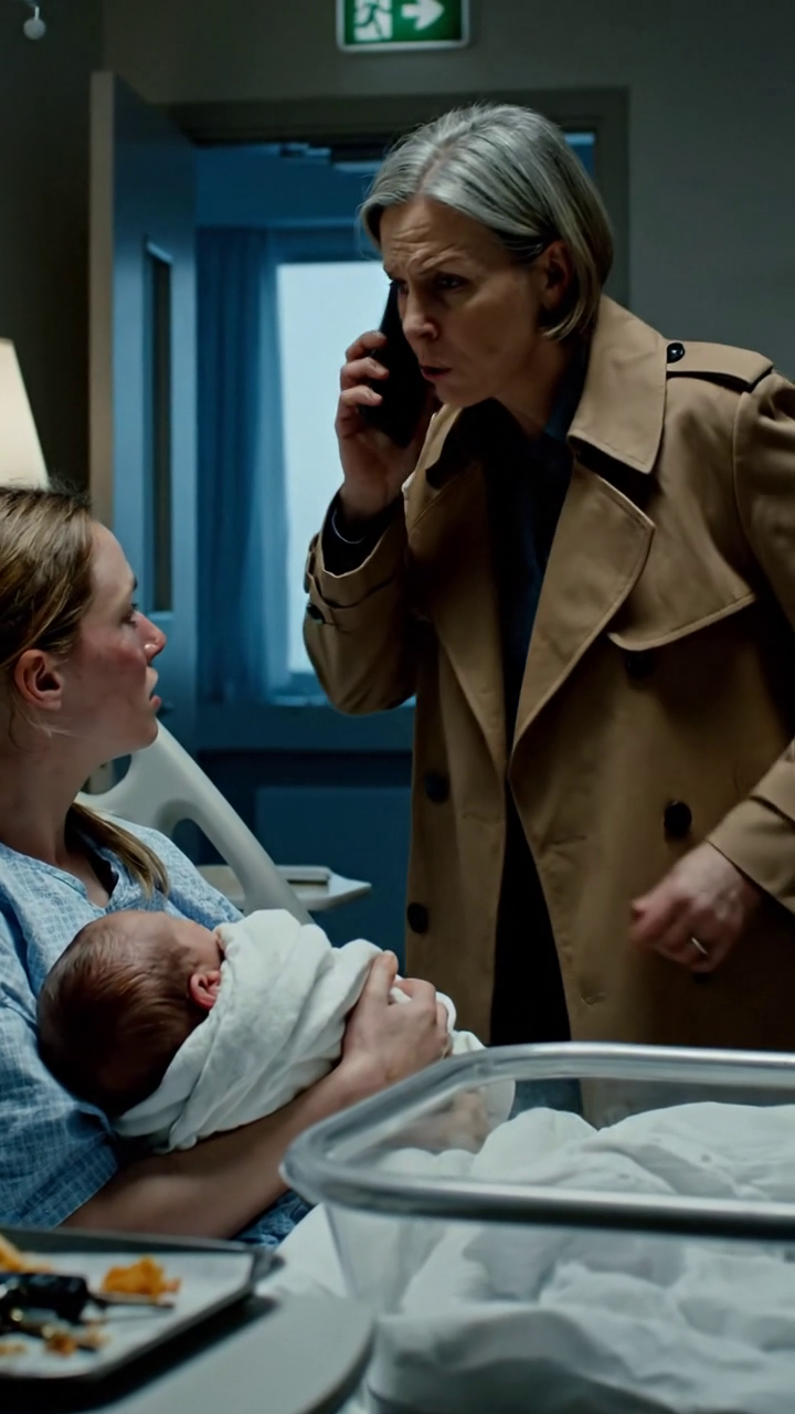 Toen mijn grootmoeder me in een ziekenhuiskamer zag liggen met mijn pasgeboren baby in een vervaagde grijze sweater, fronste ze haar wenkbrauwen. “Was 300.000 dollar per maand niet genoeg?” Ik vertelde haar dat ik nog nooit een dollar had ontvangen