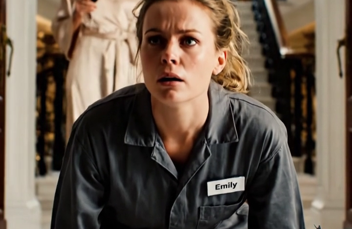 Ik heb een herenhuis in Savannah ter waarde van 4 miljoen dollar op naam van mijn dochter gezet, zodat niemand haar ooit nog klein kon laten voelen. Vijftien jaar later kwam ik thuis en trof haar op haar knieën aan, bezig haar eigen marmeren vloer te schrobben, terwijl mijn zus er met een wijnglas bij stond alsof zij de eigenaar van het huis was. Toen zei ik iets waardoor haar gezicht wit werd.