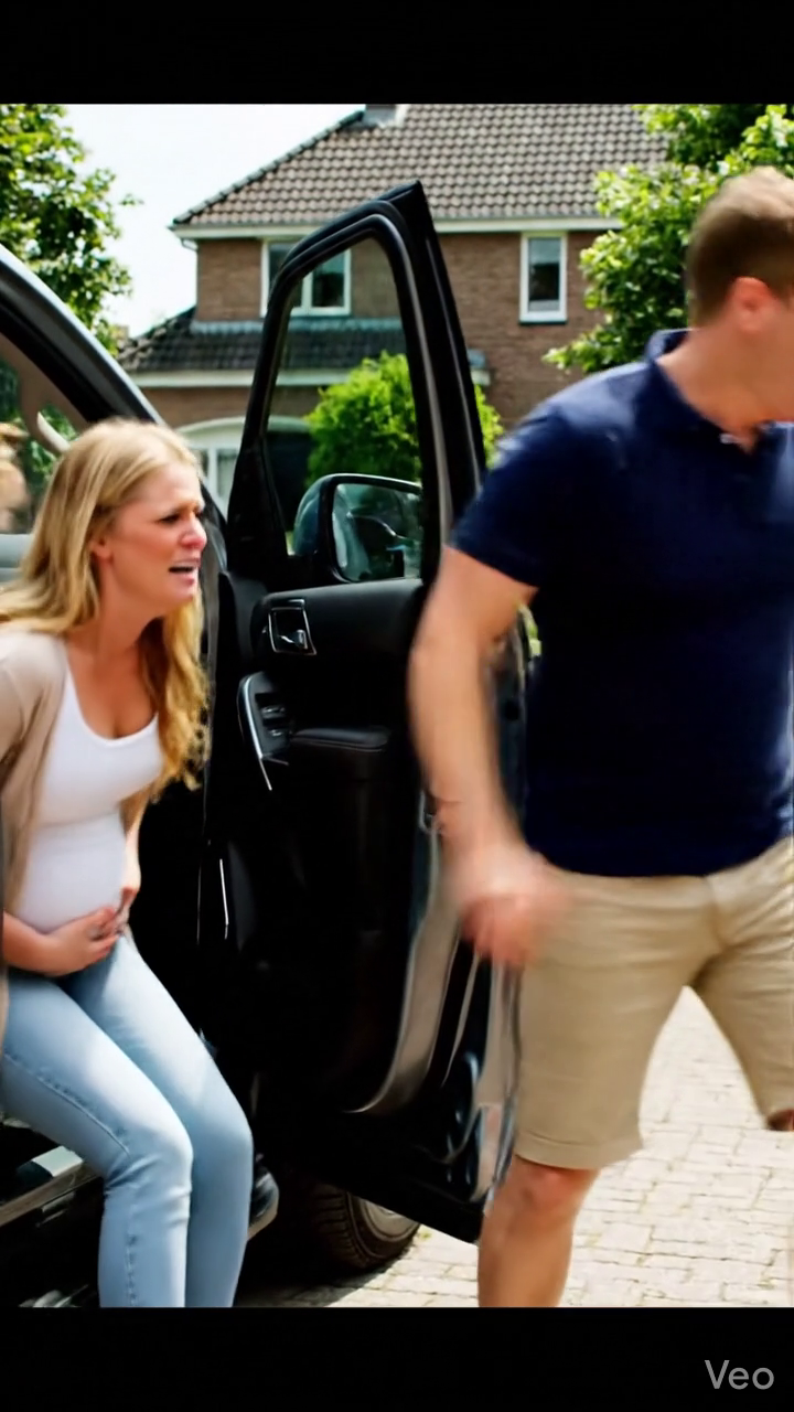 Mijn man liet me in de auto achter terwijl ik weeën kreeg en reed weg met zijn ouders alsof er niets aan de hand was. Drie uur later, nadat hij had gezegd dat ik het ziekenhuis alleen wel aankon, begon zijn telefoon te rinkelen, maar om een heel andere reden. Ik heb NOOIT opgenomen.
