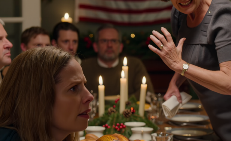 „Geht und kommt nie wieder“, sagten meine Eltern zu meiner siebenjährigen Tochter und mir beim Weihnachtsessen – fünf Minuten später flehten sie mich an, das wiederherzustellen, was ich gerade zerstört hatte.