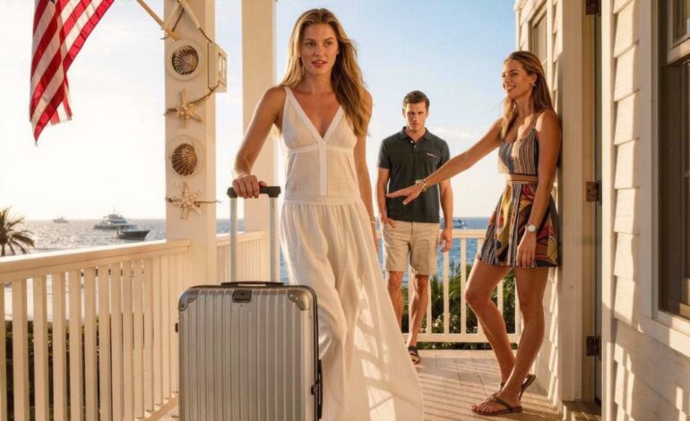 De geheime ex van mijn vriend stond onverwachts voor onze deur in ons vakantiehuisje aan het strand: “Verrassing! Ik verblijf hier ook – we hadden dit al maanden geleden geboekt!” Hij beweerde dat hij “vergeten was het te zeggen”. Ik zei: “Geen probleem.” Daarna pakte ik mijn koffers, checkte alleen in bij het resort ernaast en plaatste mijn vakantiefoto’s online. Toen hij om middernacht op mijn deur klopte…