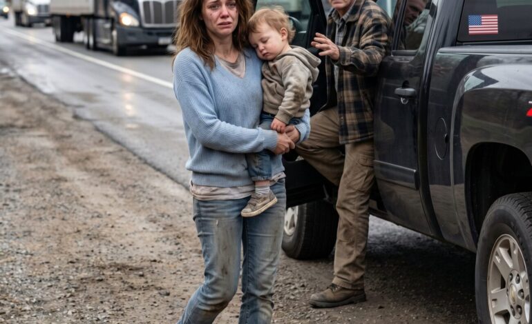 Mijn vader zag me mank lopen met mijn baby op mijn heup. Hij vroeg: “Waarom loop je? Waar is je auto?” Ik zei: “Zijn moeder heeft hem meegenomen. Ze zei dat ik geluk heb dat ze me laten blijven.” Mijn vader zei alleen maar: “Stap in de auto. We lossen dit vanavond op.”