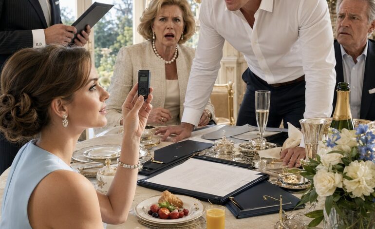 Am Morgen nach unserer Hochzeit erschien mein Mann mit einem Notar an seiner Seite zum Frühstück, fest davon überzeugt, die Kontrolle über das Unternehmen zu übernehmen, das meine Großmutter aus dem Nichts aufgebaut hatte.