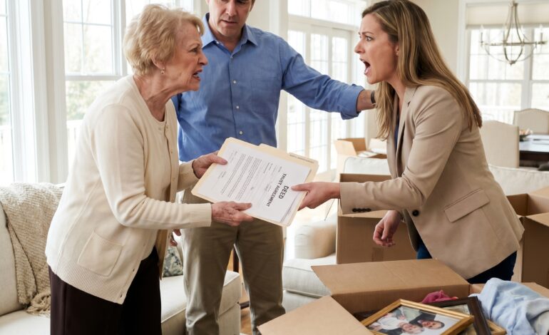 Meine Schwiegertochter hat meine Wohnung umgeräumt, meine Sachen rausgeschmissen und mich wie eine alte Last behandelt, die nur darauf wartet, loszuwerden. Mein Sohn hat nichts gesagt, als sie mich wegschicken wollte. Also habe ich die Papiere hervorgeholt, von deren Existenz sie nichts wussten.