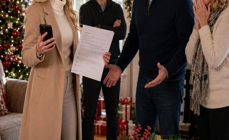 Mein Vater hat Weihnachten abgesagt und mir mit einem Anwalt gedroht – also habe ich meinen Namen aus dem Hypothekenvertrag über 320.000 Dollar streichen lassen.
