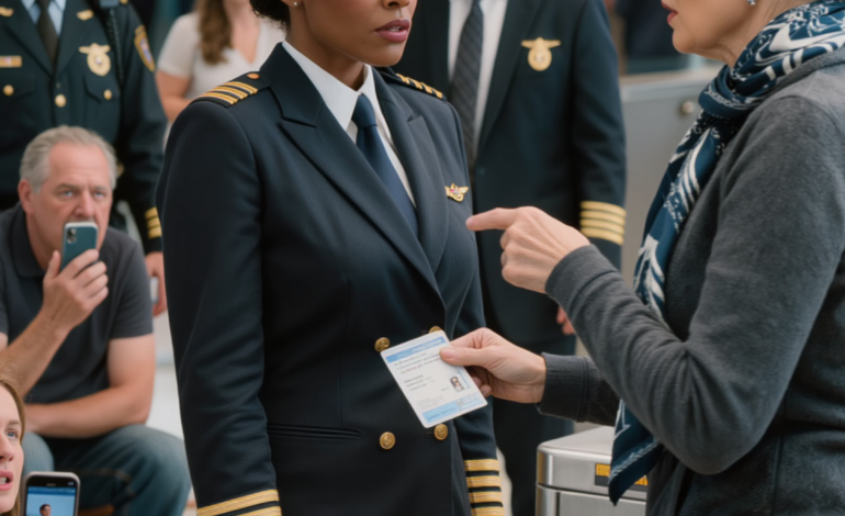 Eine schwarze Kapitänin hatte gerade Gate Z14 erreicht, als Flugbegleiter sie aufhielten, ihr sagten, sie solle „draußen warten“, weil ihre Uniform gefälscht aussah, ignorierten sowohl ihre FAA-Lizenz als auch ihren Mitarbeiterausweis, bis ein Anruf der Flugleitung vor den Augen der Zuschauer ertönte, die alles live übertrugen.