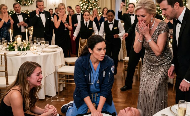My future mother-in-law banned me from her Christmas gala because I was “just a nurse.” At 10:47 p.m., I saved a stranger’s life in the ER. The next day, I learned he was the one person she had been desperate to impress.