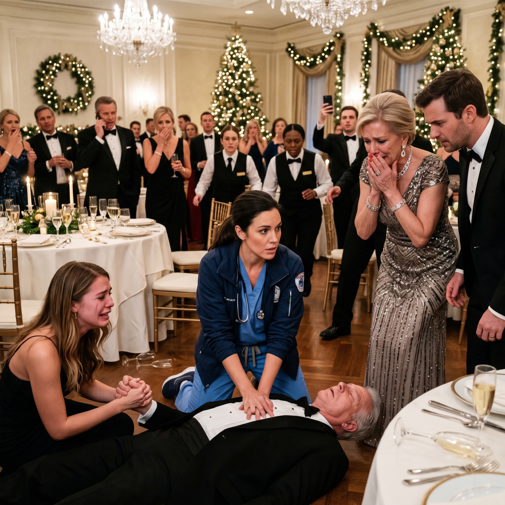 My future mother-in-law banned me from her Christmas gala because I was “just a nurse.” At 10:47 p.m., I saved a stranger’s life in the ER. The next day, I learned he was the one person she had been desperate to impress.