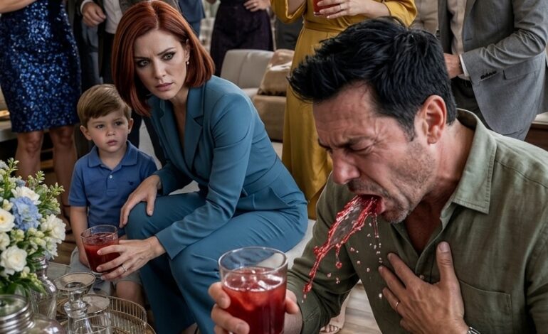 Op mijn housewarmingparty glimlachte mijn zus en gaf mijn zoon een alcoholvrije cocktail. “Drink maar op, Billy, ik heb…”