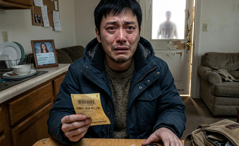 My parents gave me a $2 lottery ticket, while my sister Madison got a $25,000 cruise check. Then I hit the jackpot—$150 million. Once they learned about it, my phone showed 79 missed calls. By the time the 80th call came in, my apartment door was already being kicked hard. – Story