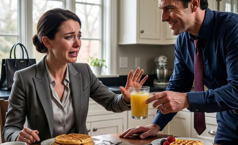 Every single day, my husband makes me drink his special homemade vitamin C juice. Because the taste was very sour and hard to swallow, I secretly passed my daily portion to his secretary. Exactly one week later, she…
