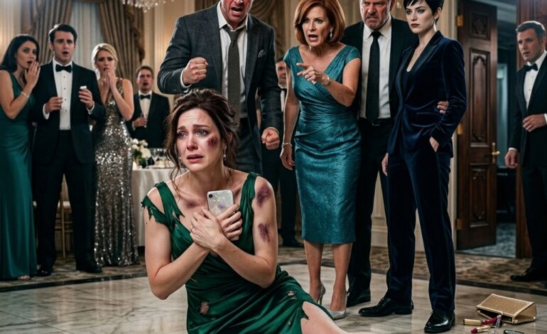 At My Promotion Party, My Husband Punched Me And Shoved My Head Down In Front Of Everyone, While His Family Turned On Me And Said, “Only God Can Save You.” Trembling, I Called My Brother And Whispered, “Bro, Save Me. – Royals