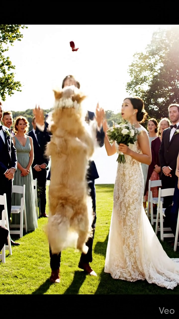 On my wedding day, my beloved dog suddenly lunged at the groom, barking and biting him in front of everyone. I thought it was just panic—until I discovered the truth behind it… and I burst into tears. – True Stories