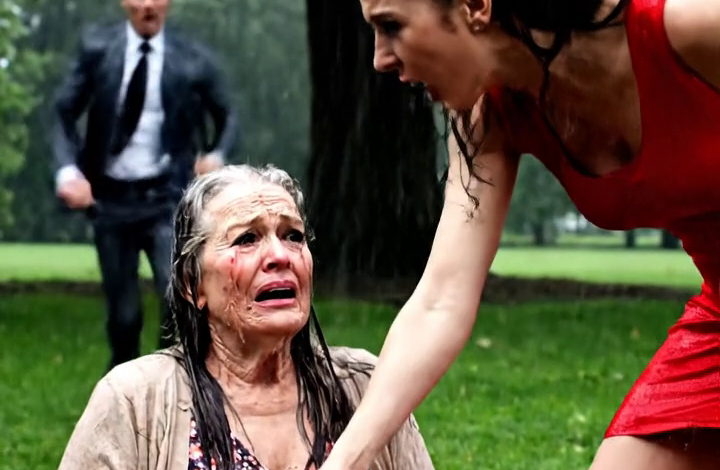I was rushing through the rain after the worst business meeting of my life when I saw an old woman shaking under a tree, clutching a cheap box of food like it was all she had left. Then she looked up, and my blood froze. “Mom?” I whispered. She stared at me through the storm, tears mixing with rain, and said, “So… you finally came back.” In that second, I realized success had made me rich enough to buy everything—except the years I had stolen from her. – True Stories