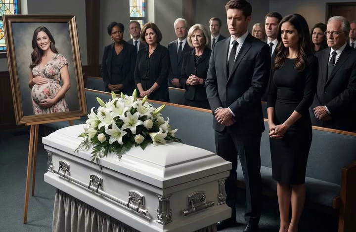 I was standing beside my pregnant daughter’s casket when her husband walked in—with his mistress on his arm. My blood ran cold. Then he looked straight at me and whispered, “It’s over now.” Over? My daughter was dead, my grandson was gone, and somehow he looked relieved instead of broken. But when the lawyer rose and said, “Before we bury her, there’s something you all need to hear,” the entire room stopped breathing. – True Stories