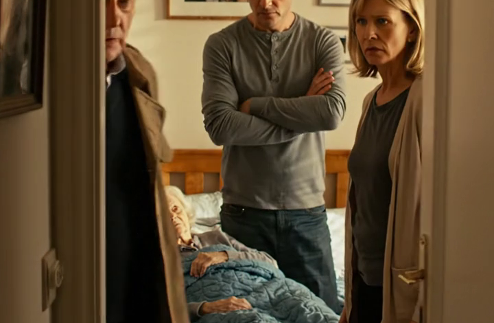 Ik was net thuisgekomen van de begrafenis van mijn broer en verstijfde toen ik een vreemde vrouw in mijn bed zag liggen. Mijn zoon glimlachte en zei: “Haar moeder heeft deze kamer nodig, pap, overdrijf niet.” Ik keek hem recht in de ogen en zei: “Je hebt 30 dagen om mijn huis te verlaten.” Ze hadden geen idee dat ik direct daarna de enige lade opende waarin het enige lag dat bepaalde wie nog het laatste woord had.