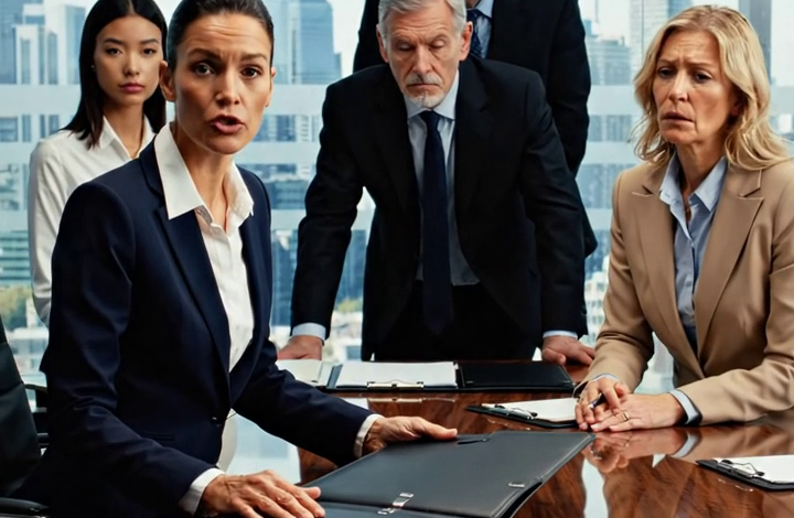 Bij de bank probeerde mijn vader alles in handen te nemen, maar één onopvallend briefje veranderde de hele ochtend.