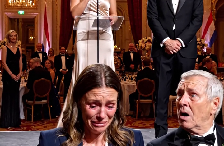 Ik ging naar het extravagante afscheidsfeest van mijn vader, hoorde mensen me ‘de ijskoude dochter die niets goed kon doen’ noemen, waarna mijn stiefmoeder de microfoon pakte en de beveiliging vroeg me naar buiten te begeleiden, terwijl mijn vader in zijn Tom Ford-smoking alleen maar naar de grond staarde – en 47 minuten later verschenen er 56 gemiste oproepen op mijn scherm, als een brandalarm.