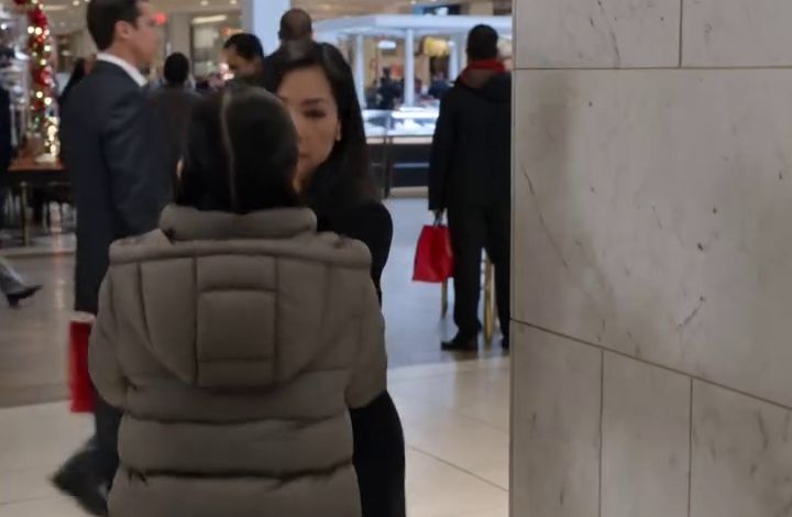 My 11-Year-Old Pulled Me Behind a Pillar at the Mall and Whispered, “Don’t move”—Then I Saw My Husband Guiding His “Frail Mother” Through the Jewelry Wing in Heels, Laughing Like a Woman Half Her Age, and When a Sales Clerk Smiled and Said, “Your Private Counter Is Ready, Vanessa,” I Finally Understood Why He Needed Me to Sign Those Papers at Home