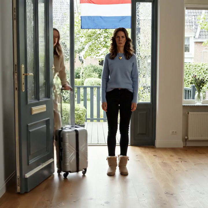 Mijn moeder gaf me 48 uur om te vertrekken en zei dat het huis nu van mijn zus was. Ik maakte geen bezwaar. Ik bleef stil, maakte alles klaar en liet ze geloven dat ze al gewonnen hadden. Twee dagen later, toen mijn zus de deur binnenkwam in de verwachting van een gemakkelijke overdracht, maakte de blik op haar gezicht duidelijk dat ze in een situatie terecht was gekomen die ze nooit had zien aankomen.