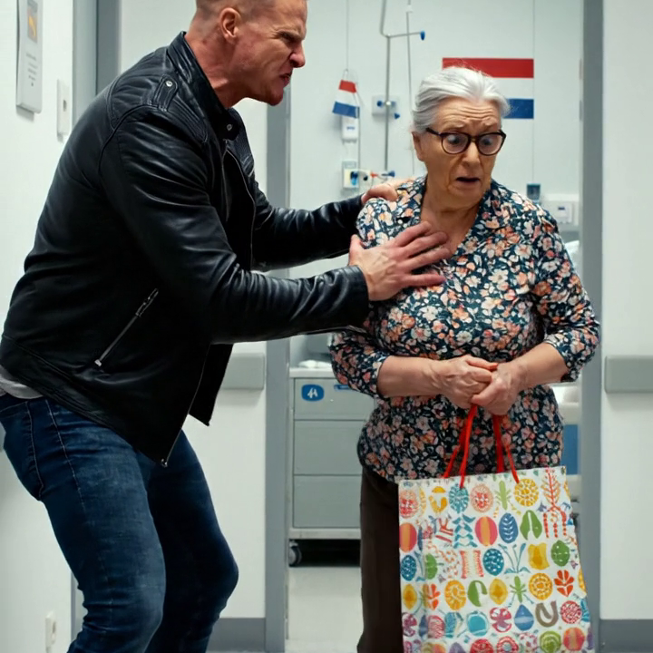 I came to the hospital with trembling hands and a bag full of gifts, desperate to see my newborn grandchild for the first time. But before I could step inside, my own son blocked the door and spat, “You filthy old woman! You’ll infect the baby!” Then he hurled my gifts to the floor and shoved me down. Lying there in shame, I made one decision: he would never see my inheritance again… but that was only the beginning. – True Stories