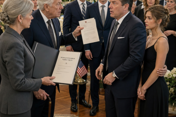Mein Vater warf meinen Stipendienbescheid über 328.000 Dollar von Harvard in den Aktenvernichter, während ich in seinem Büro stand und so heftig zitterte, dass ich das Zerreißen des Papiers über meinem eigenen Atem hörte. Achtzehn Tage später erschien mein Großvater mit einem Anwalt, einer Lederaktentasche und einem Satz zu seiner Feier zum 80. Geburtstag, der meinem Vater das Champagnerglas auf halbem Weg zum Mund erstarren ließ: „Heute Abend klären wir das.“