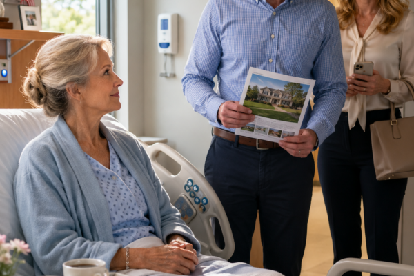 Mein Sohn rief an, als ich noch im Krankenhaus lag, und sagte: „Wir haben Ihr Haus zum Verkauf angeboten. Sie kommen in eine betreute Wohnanlage.“ Ich sah auf die Uhr über der Tür, dann auf das kalte Frühstückstablett neben mir und fragte: „Interessant. Und wessen Haus genau haben Sie denn zum Verkauf angeboten?“ Als meine Schwiegertochter diese Frage hörte, war ihr perfekter Plan schon am Scheitern.