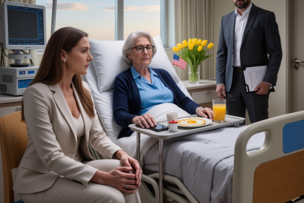 Mein Sohn rief mich an, als ich noch im Krankenhausbett lag, und sagte, er habe mein Haus zum Verkauf angeboten und würde mich in ein betreutes Wohnheim schicken. Als ich ihn aber ruhig fragte, wessen Haus er denn eigentlich zum Verkauf angeboten habe, sagte mir die Stille am Telefon alles.