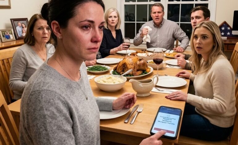 Beim Abendessen wurde sie als nutzlos bezeichnet. Dann kam die Wahrheit über die Hypothek ans Licht