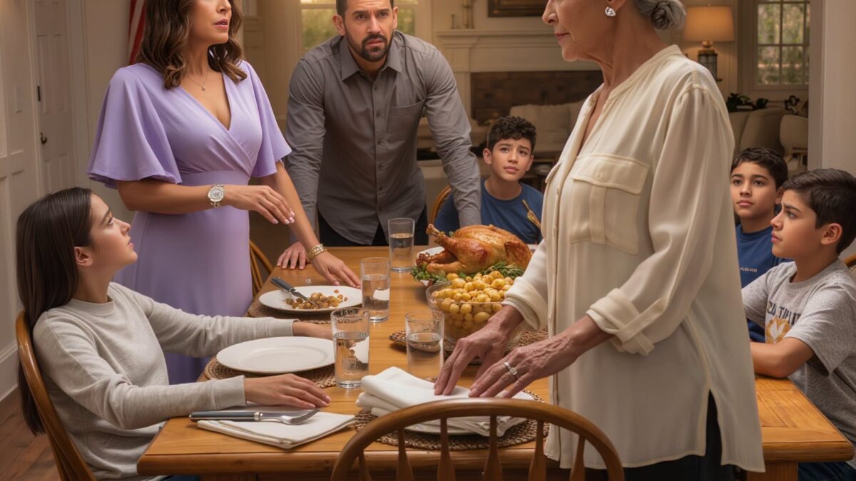 Beim Familienessen sagte mein Sohn zu mir, meine einzige Aufgabe sei es, seine Kinder großzuziehen, während er und seine Frau ihr Leben genössen. Daraufhin stand ich vor allen auf und sagte einen einzigen, leisen Satz, der ihn alles kostete, was er zu kontrollieren glaubte.