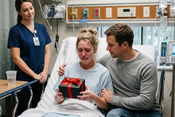 Meine Eltern weigerten sich nach meinem Unfall zu kommen, aber ein Fremder in einer schwarzen Jacke bezahlte meine Krankenhausrechnung – und die Schachtel, die er hinterließ, enthüllte die Lüge, die sie 27 Jahre lang vergraben hatten.