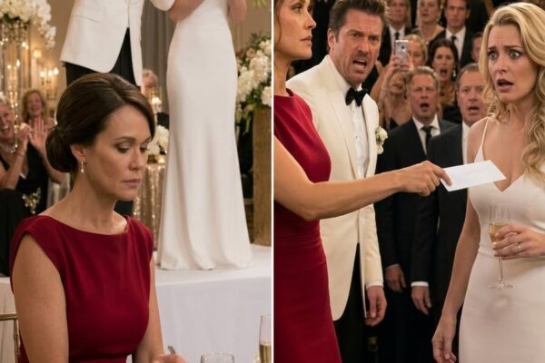 Mein Ex-Mann stellte bei ihrer pompösen Ballsaalhochzeit stolz seine neue Braut vor – eine berühmte Schönheitschirurgin – und scherzte lautstark, dass ich mir nicht einmal ihre Beratungsgebühr leisten könnte.