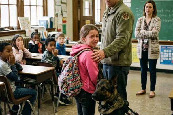„Entschuldigen Sie sich bei meiner Tochter – sofort!“ Der Lehrer machte sich über seinen Job lustig, bis ein Marineinfanterist das Klassenzimmer betrat.