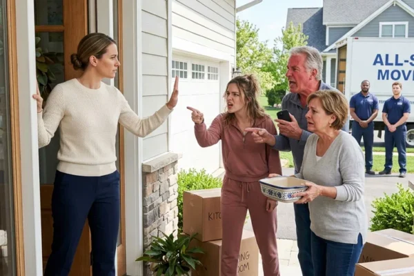 Ich hatte heimlich ein Haus gekauft … bis meine Eltern und meine Schwester hereinkamen, als gehöre es ihnen. Meine Schwester lächelte und sagte: „Hier lässt es sich gut wohnen“, und verkündete dann, dass sie am Wochenende einziehen würde. Also tauschte ich alle Schlösser aus. Und ich wartete auf Sonntag …