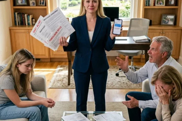 Die Bank rief mich an und fragte, warum ich die Hypothekenzahlungen in Höhe von 412.000 Dollar eingestellt hatte. Ich war geschockt – ich hatte nie einen Kredit aufgenommen. Mein Name wurde gefälscht … von meinen eigenen Eltern, um das Haus meiner Schwester zu decken. Meine Antwort? Das werden sie nicht vergessen.